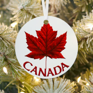 Ornement Métallique Cadeaux canadiens personnalisés de souvenirs d'orn