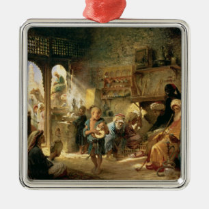 Ornement Métallique Café au Caire, années 1870