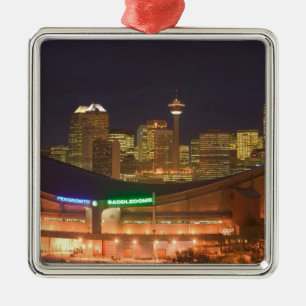 Ornement Métallique Canada, Alberta, Calgary : Skyline de la ville dep