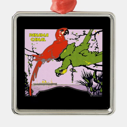 Ornement Métallique Canal de Panama (Devant)