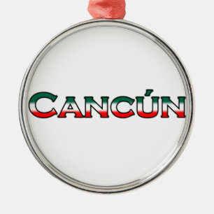 Ornement Métallique Cancun (logo des textes)