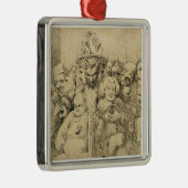 Ornement Métallique Caractères littéraires assemblés autour du (Droite)