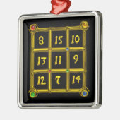 ORNEMENT MÉTALLIQUE CARRÉ MAGIC 33 (Gauche)