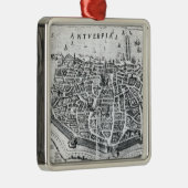 Ornement Métallique Carte d'Anvers (Droite)