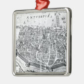 Ornement Métallique Carte d'Anvers (Gauche)