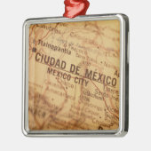 Ornement Métallique Carte de cru de MEXICO (Gauche)