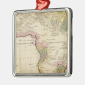 Ornement Métallique Carte de l'Afrique (Gauche)