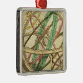 Ornement Métallique Carte de sphère (Droite)
