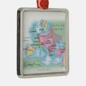 Ornement Métallique Carte illustrée de l'Europe (Droite)