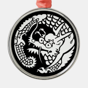 Ornement Métallique Cercle du dragon de la secte Nichiren