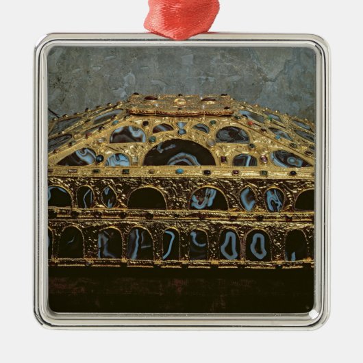 Ornement Métallique Cercueil d'agate (Devant)