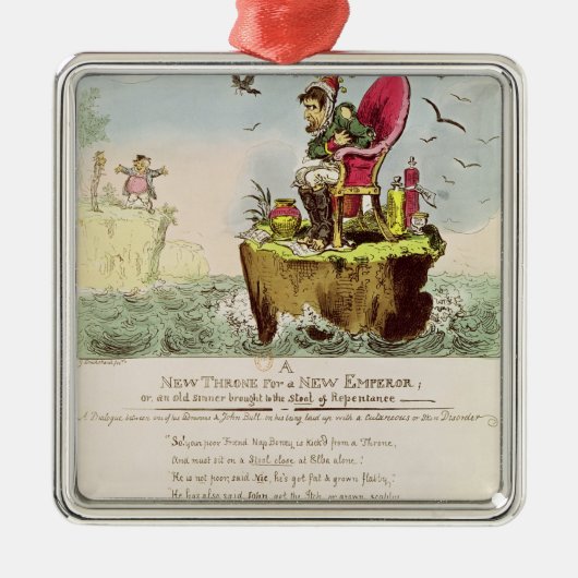 Ornement Métallique Chaise osseuse de l'Île d'Elbe, éditée par S. (Devant)