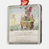 Ornement Métallique Chaise osseuse de l'Île d'Elbe, éditée par S. (Gauche)