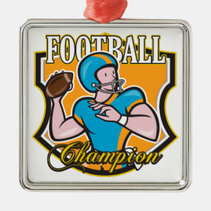 Ornement Métallique Champion du football