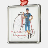 Ornement Métallique Championnat Vintage de cyclisme (Gauche)