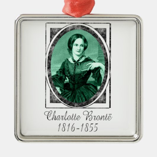 Ornement Métallique Charlotte Brontë (Devant)