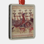 Ornement Métallique Chasse avec des filets (Droite)