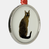 Ornement Métallique Chat birman (Droite)