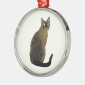 Ornement Métallique Chat birman (Gauche)