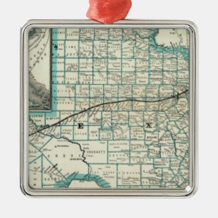 Ornement Métallique Chemin de fer du Texas Pacifique