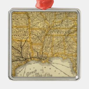 Ornement Métallique Chemin de fer, lignes de paquebot Southern Pacific