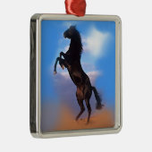 Ornement Métallique Cheval d'élevage (Droite)