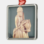 Ornement Métallique Chevalier d'un jeu d'échecs (Gauche)