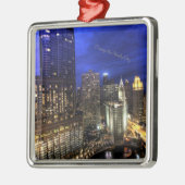 Ornement Métallique Chicago, la ville venteuse (Gauche)