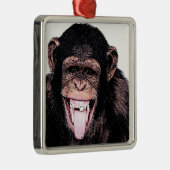 Ornement Métallique Chimpanzé (Droite)