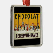 Ornement Métallique Chocolat Delespaul Havez (Droite)