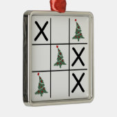 Ornement Métallique Christmas Tic Tac Toe (Droite)