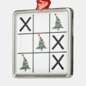 Ornement Métallique Christmas Tic Tac Toe (Gauche)