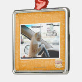 Ornement Métallique Chut ! Soyez très tranquille (Gauche)