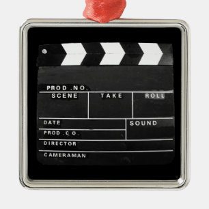 Ornement Métallique cinéastes vidéastes Conception de la carte graphiq