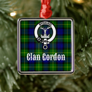 Ornement Métallique Clan Gordon Tartan Crest