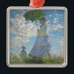 Ornement Métallique Claude Monet | Femme avec un parasol<br><div class="desc">Femme avec un parasol - Madame Monet et son fils,  1875 (huile sur toile)| par Claude Monet | Lieu de l'art : National Gallery of Art Washington DC| Artiste français | Numéro de collection d'images : XOS741899</div>