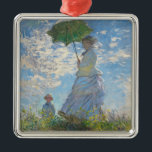 Ornement Métallique Claude Monet | Femme avec un parasol<br><div class="desc">Femme avec un parasol - Madame Monet et son fils,  1875 (huile sur toile)| par Claude Monet | Lieu de l'art : National Gallery of Art Washington DC| Artiste français | Numéro de collection d'images : XOS741899</div>