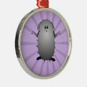 Ornement Métallique Cobaye abyssinien comique (Droite)