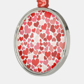 ORNEMENT MÉTALLIQUE CŒURS (Gauche)