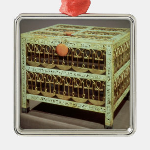 Ornement Métallique Coffre du trésor de la tombe de