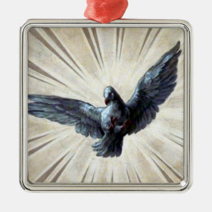 Ornement Métallique colombe