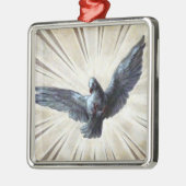 Ornement Métallique colombe (Gauche)