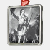 Ornement Métallique Colonel Davy Crockett (Gauche)