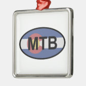 Ornement Métallique Colorado Drapeau VTT (Gauche)