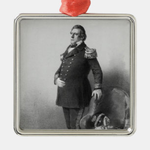 Ornement Métallique Commodore Matthew Calbraith Perry