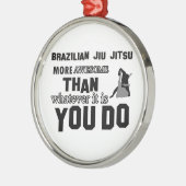 Ornement Métallique Conception brésilienne impressionnante de jitsu de (Gauche)