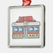Ornement Métallique conception de diner rétro (Gauche)