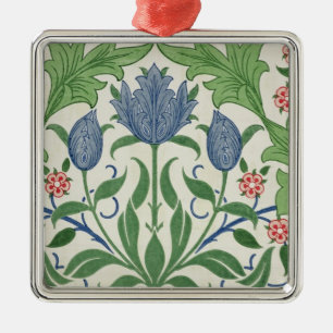 Ornement Métallique Conception de papier peint floral