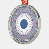 Ornement Métallique Conception élégante des yeux énergétiques : un Mot (Gauche)