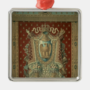 Ornement Métallique Conception pour une tapisserie en étude de